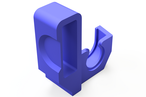 Der MICROCLIP Mikrofonhalter ist in blau und schwarz erhältlich
