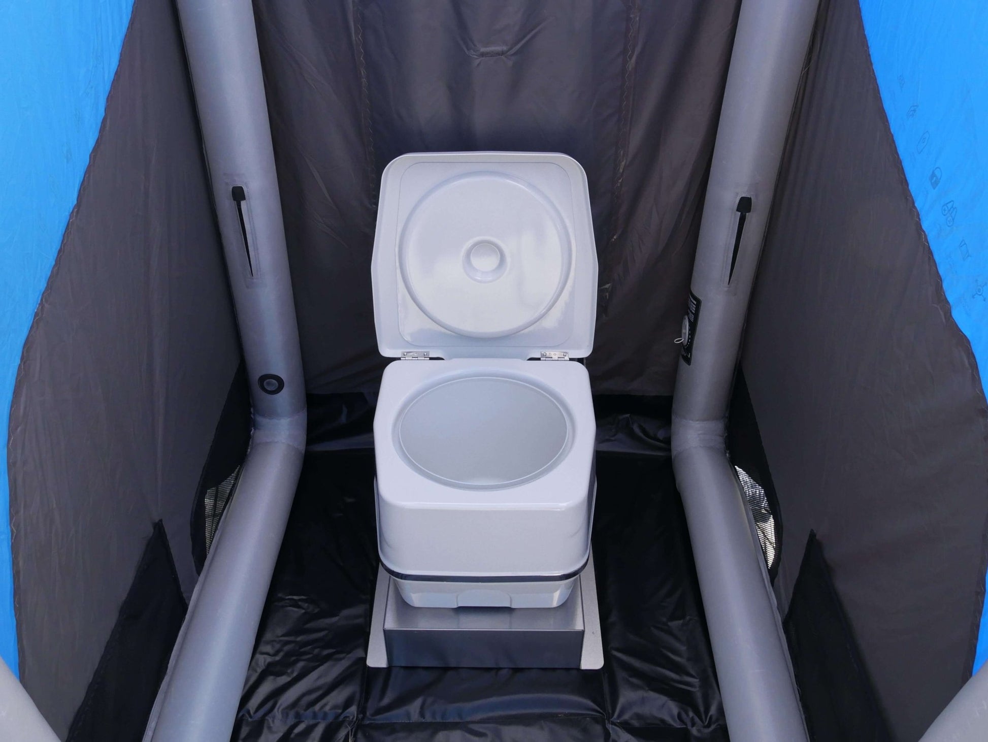 mobiles klo mit zelt Mobile EasyToilet ᐅ inventied Shop