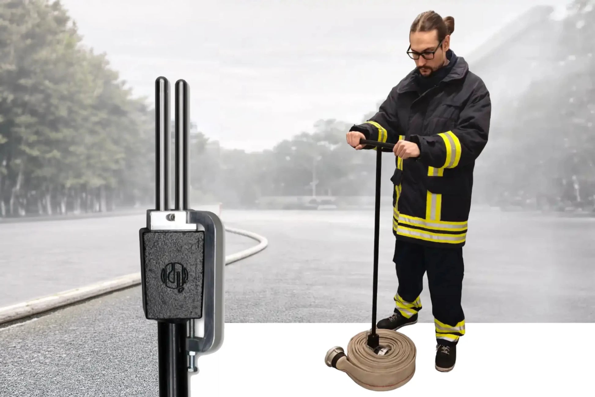 Schlauchaufwickler Adapter - inventied