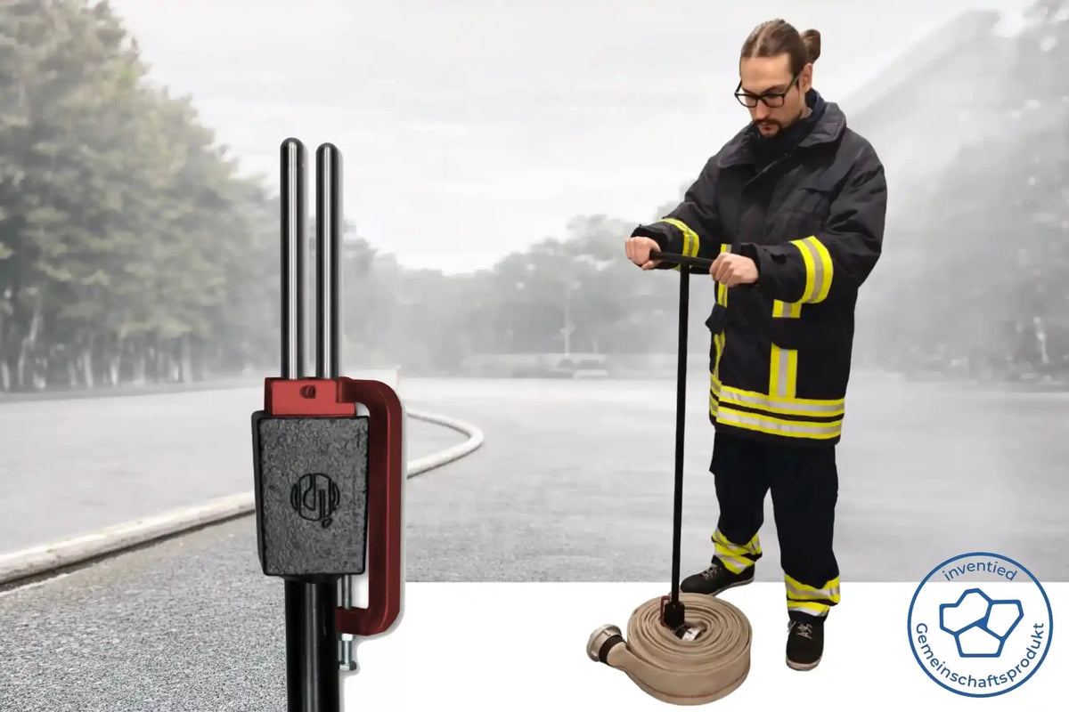 Schlauchaufwickler Adapter - inventied