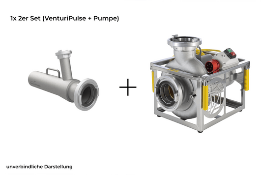 Chiemsee A Pumpe - Mobile Spezialpumpe im VenturiPulse Set - inventied